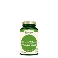GREENFOOD NUTRITION -VITAMIN C 1000 MG + ROSEHIP EXTRACT - 60 KAPSZULA