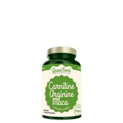 GREENFOOD NUTRITION - CARNITINE + ARGININE + MACA - 90 KAPSZULA