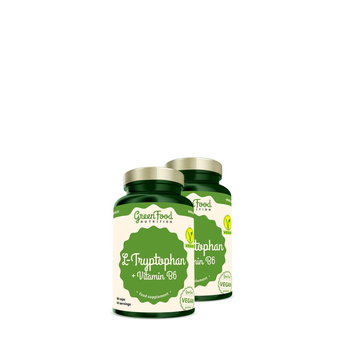 GREENFOOD NUTRITION - L-TRYPTOPHAN + VITAMIN B6 - 2x90 KAPSZULA