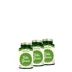 GREENFOOD NUTRITION - BETA GLUCAN - IMMUNRENDSZER TÁMOGATÓ TERMÉSZETES BÉTA-GLÜKÁNOK LASKAGOMBÁBÓL - 3x90 KAPSZULA