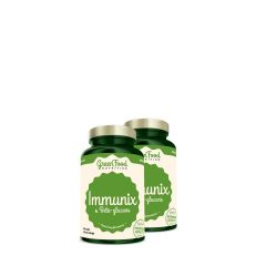 GREENFOOD NUTRITION - IMMUNIX & BETA-GLUCANS - IMMUNERŐSÍTŐ KOMPLEX BÉTA-GLÜKÁNNAL - 2x90 KAPSZULA