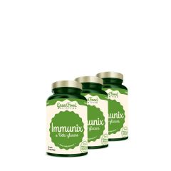 GREENFOOD NUTRITION - IMMUNIX & BETA-GLUCANS - IMMUNERŐSÍTŐ KOMPLEX BÉTA-GLÜKÁNNAL - 3x90 KAPSZULA