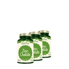 GREENFOOD NUTRITION - ZINC CHELATE - 3x60 KAPSZULA
